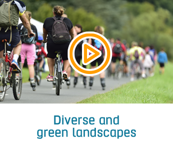 diverse and green landscapes